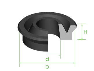 Seal 19/64" x 2.5mm x 4.3mm