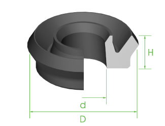 Seal 11/16" x 5mm x 6.6mm