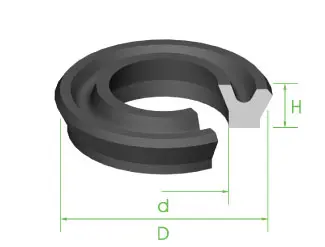 Seal 1/2" x 6.5mm x 3.3mm