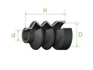 Boot Slave Cylinder 32.8mm x 11.8mm x 58mm
