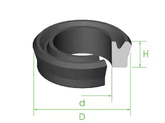 Seal 13/16" x 13.6mm x 5.5mm
