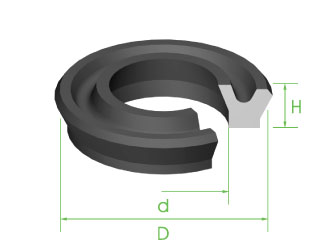 Seal 1/2" x 5.7mm x 4mm