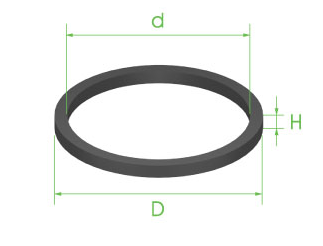 Seal Caliper 54.3mm x 3.2mm