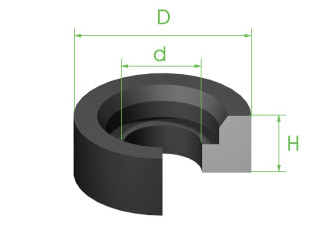 Seal Valve Seat 9mm x 4.1mm x 4mm