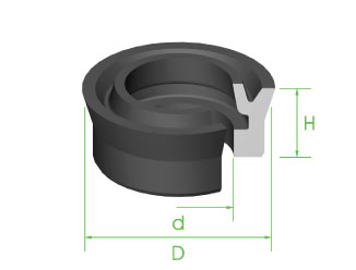 Seal A Section 11/16" x 10.3mm x 8mm