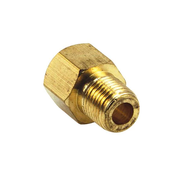 Adapter 1/8" NPT - 3/8" UNF 3/16" Pipe Double Flate