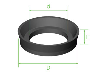Seal A Section 1 1/4" x 18.5mm x 7.5mm
