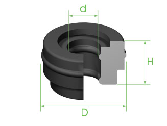 Seal Reservoir 17.5mm x 6.5mm x 10.3mm