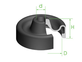 Boot Wheel Cylinder 30.8mm x 8.7mm x 20mm