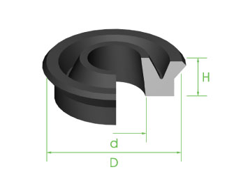 Seal 5/8" x 7.6mm x 5.6mm