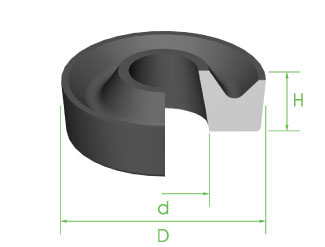 Seal .70" x 8.6mm x 6.6mm