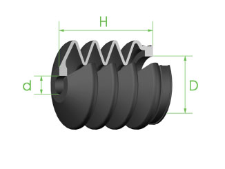 Boot Slave Cylinder 20.3mm x 5mm x 35mm