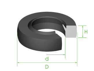 Seal Donut 13/16" x 12.5mm x 5mm