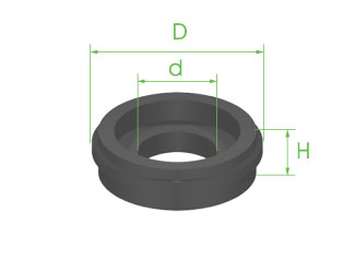 Seal Valve 11mm x 5mm x 4mm