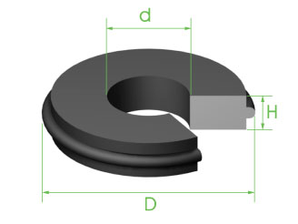 [P30Z] Valve Pad 30mm x 12.5mm x 5mm
