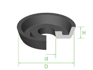 [11339] Seal 5/8" x 5mm x 3.8mm
