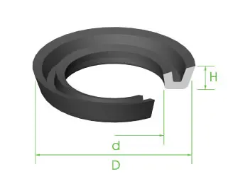 [11368] Seal Ext. Piston 27.5mm x 17mm x 4mm