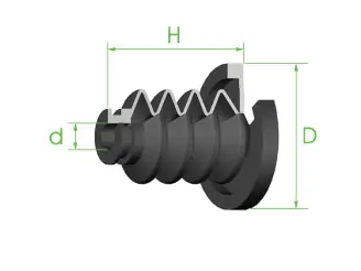 [20898] Boot Slave Cylinder 9.6mm x 6mm x 42mm