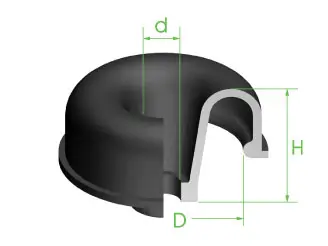 [20760] Boot Wheel Cylinder 27mm x 12mm x 14.5mm