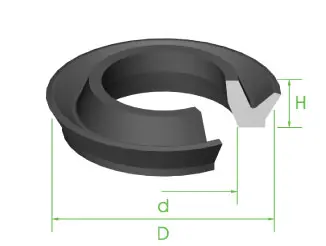 [KP1573] Seal 12mm x 5mm x 3.8mm
