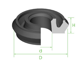 [11458] Seal 15/16" x 9.7mm x 7.8mm