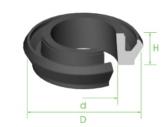 [11444] Seal 15/16" x 17.3mm x 5.5mm