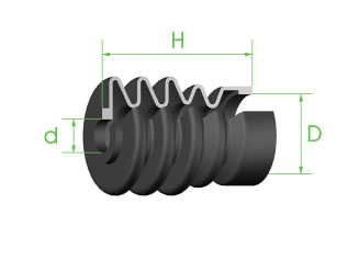 [P4899] Boot Slave Cylinder 40mm x 10.5mm x 95mm