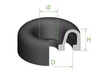 [20711] Boot Wheel Cylinder 27mm x 6.3mm x 12.5mm