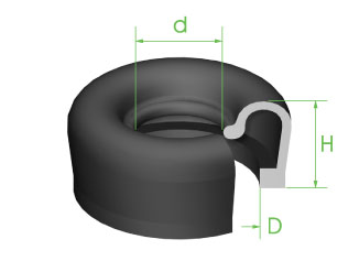 [20786] Boot Wheel Cylinder 23.5mm x 10.5mm x 15mm