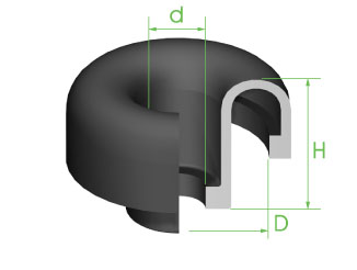 [P10676] Boot Wheel Cylinder 34mm x 12mm x 26mm