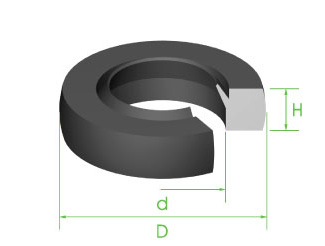 [11253] Seal Donut 7/8" x 13.9mm x 5.9mm