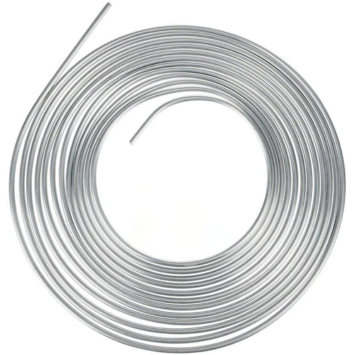 [BT14SR] Bundy Tube 1/4" Steel 7.62m Roll Silver